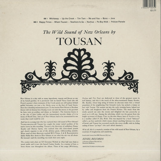 Allen Toussaint / アラン・トゥーサン / The Wild Sound of New Orleans by Tousan (ED275)