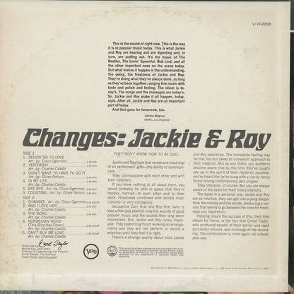 Jackie And Roy / ジャッキー＆ロイ / Changes (V8668)