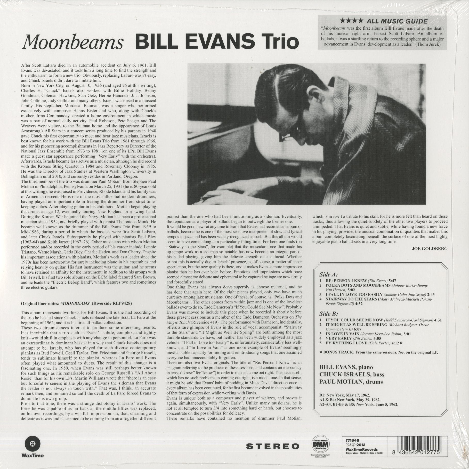 Bill Evans / ビル・エヴァンス / Moon Beams (180g) – VOXMUSIC WEBSHOP