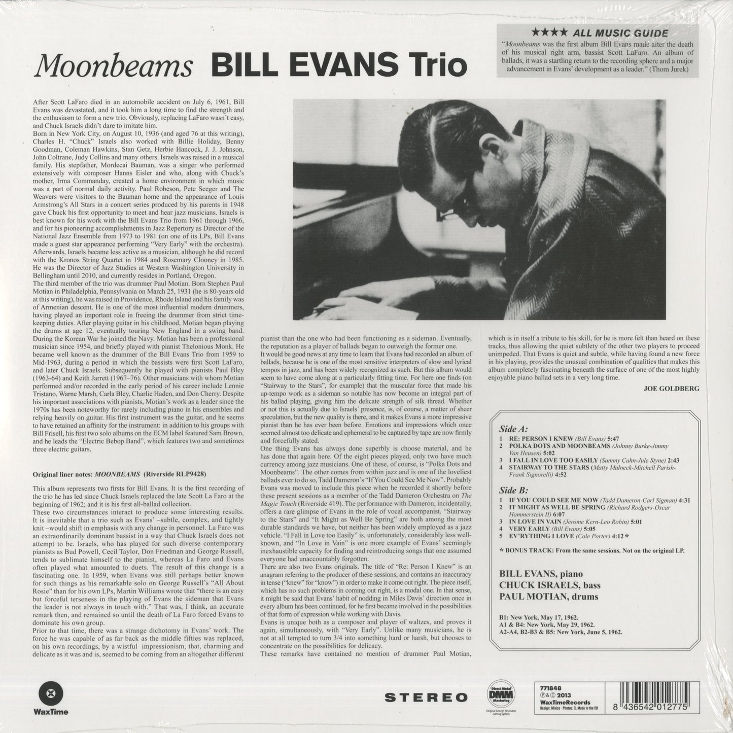Bill Evans / ビル・エヴァンス / Moon Beams (180g)