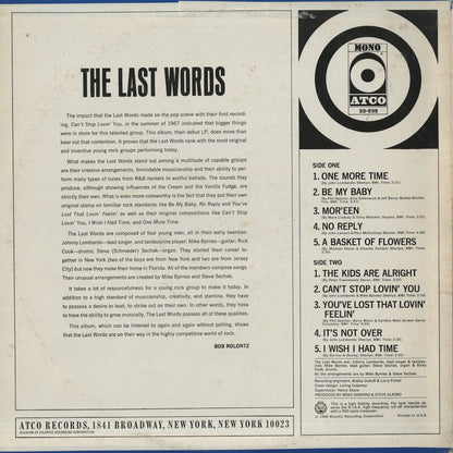 The Last Words / ラストワーズ (1968) (33-235)