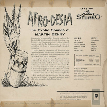 Martin Denny / マーチン・デニー / Afro Desia (LST7111)