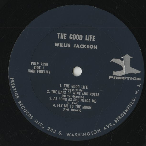 Willis Jackson / ウィリス・ジャクソン / The Good Life (PRLP 7296)