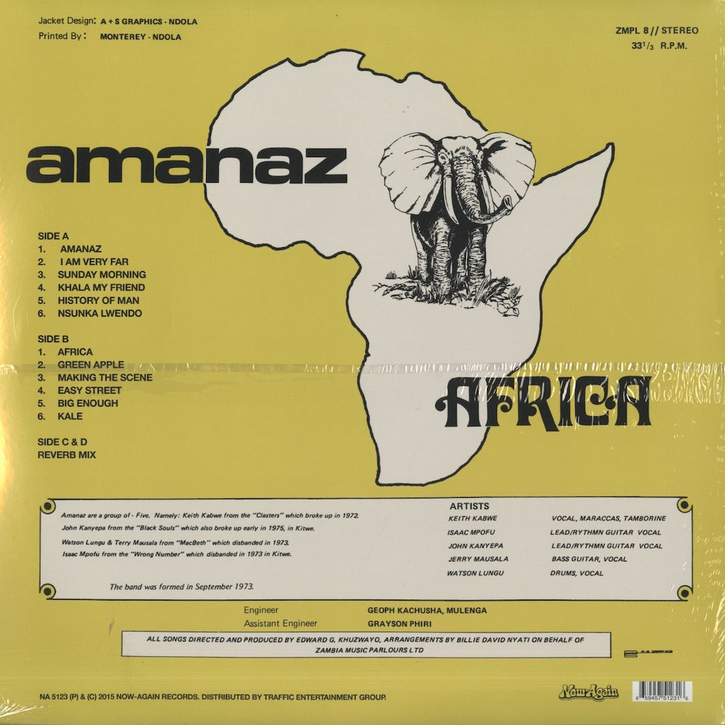 Amanaz / アマナズ / Africa -2LP (NA5123)