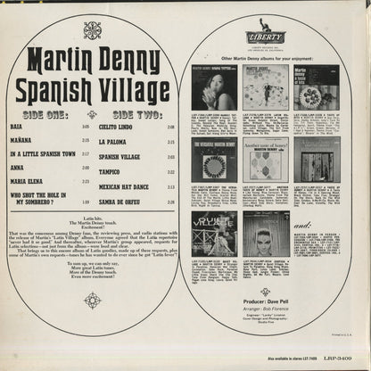 Martin Denny / マーティン・デニー / Spanish Village (LRP-3409)