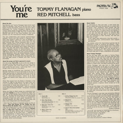 Tommy Flanagan - Red Mitchell / トミー・フラナガン　レッド・ミッチェル / You're Me (PHONT 7528)