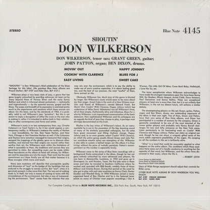 Don Wilkerson / ドン・ウィルカーソン / Shoutin’