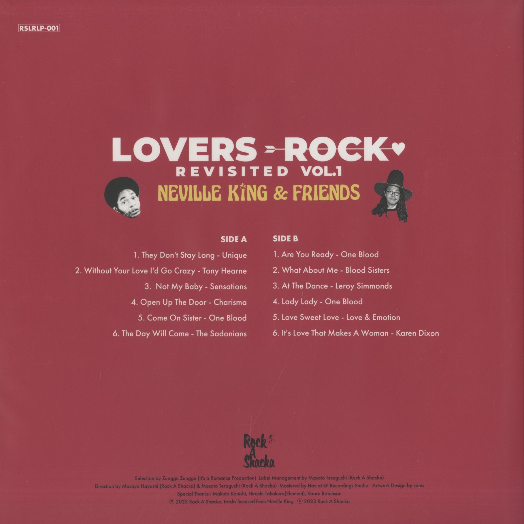 V.A./ Lovers Rock Revisited - VOL.1 / Neville King u0026 Friends (RSLRLP-0 –  VOXMUSIC WEBSHOP