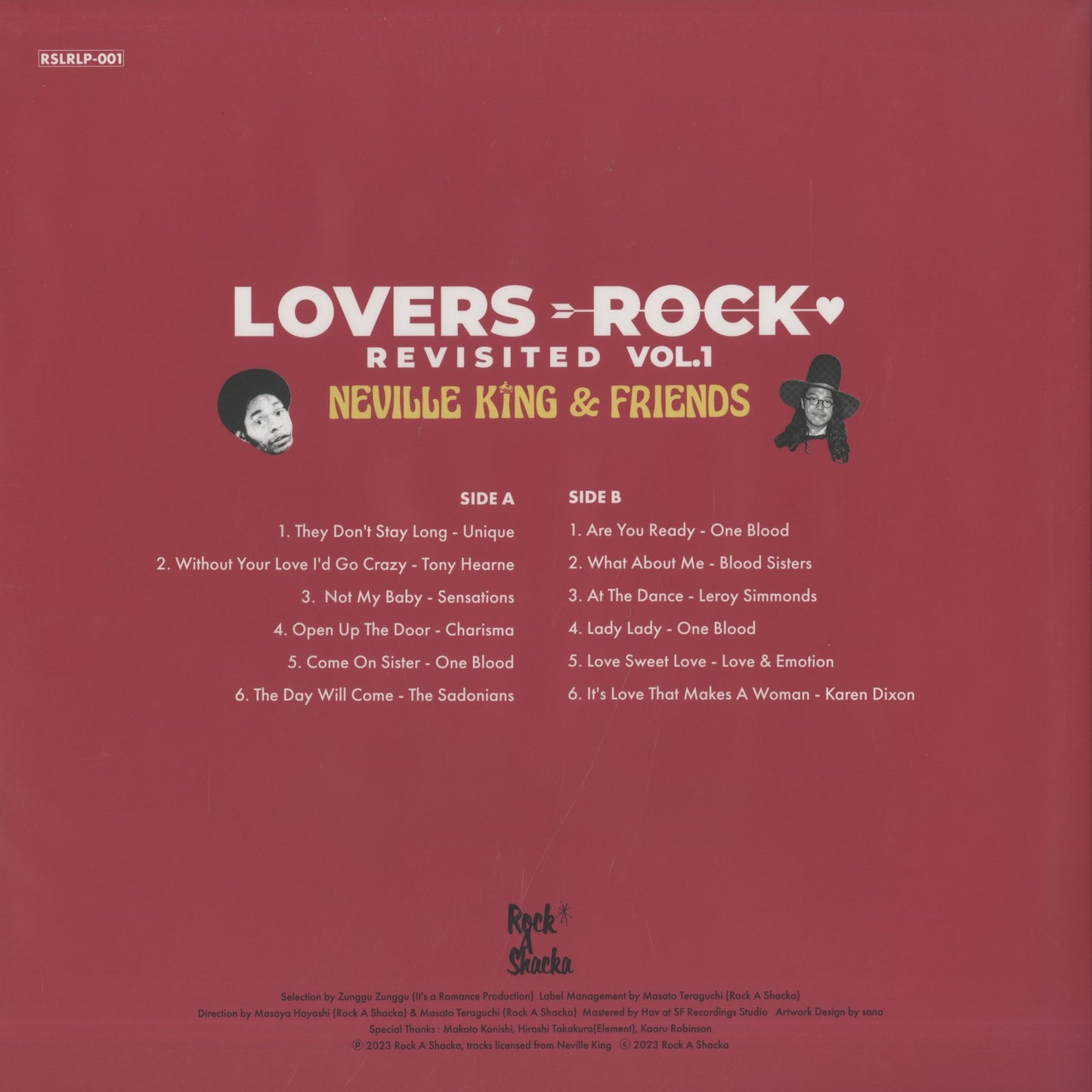 V.A./ Lovers Rock Revisited - VOL.1 / Neville King & Friends (RSLRLP-001)