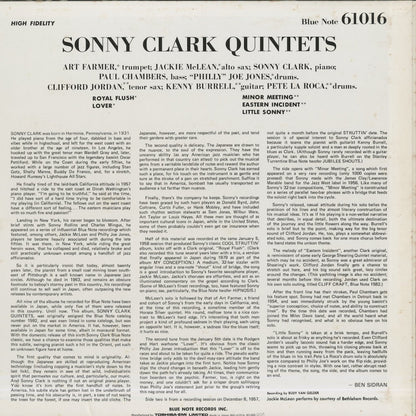 Sonny Clark / ソニー・クラーク / Quintets (BNJ 61016)