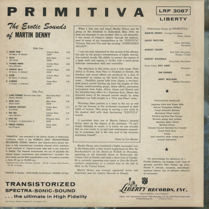 Martin Denny / マーティン・デニー / Primitiva - MONO (LRP3087)