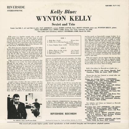 Wynton Kelly / ウィントン・ケリー / Kelly Blue (OJC-033)