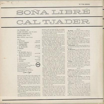 Cal Tjader / カル・ジェイダー / Sona Libre (V6-8531)