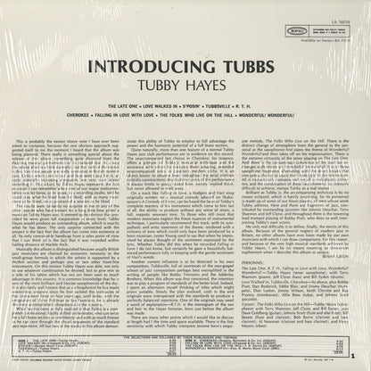 Tubby Hayes / タビー・ヘイズ / Introducing Tubbs (180g)