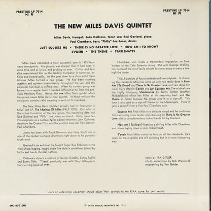 Miles Davis / マイルス・デイヴィス / The New Miles Davis Quintet (SMJ-6531(M))