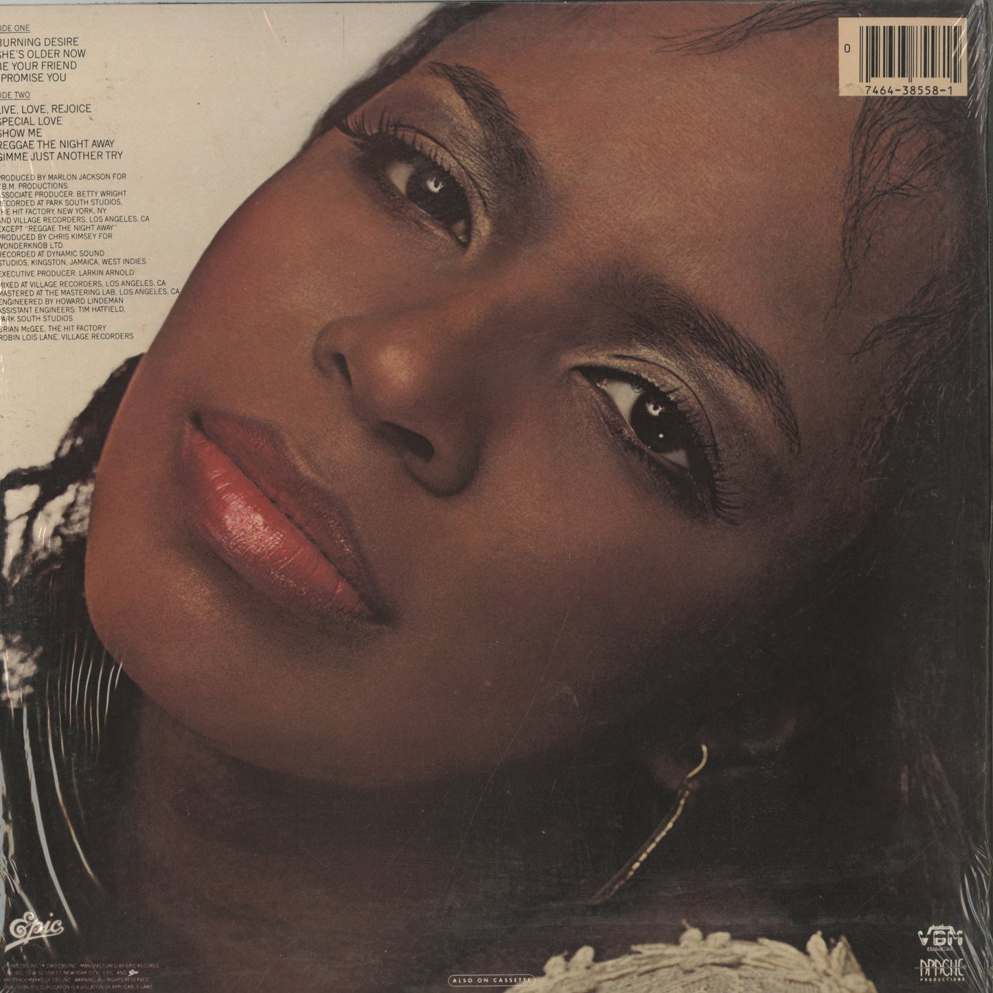 Betty Wright / ベティ・ライト / Back At You (FE38558)