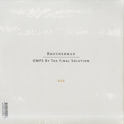 Final Solution / ファイナル・ソリューション / Brotherman -OST (NUM 022)