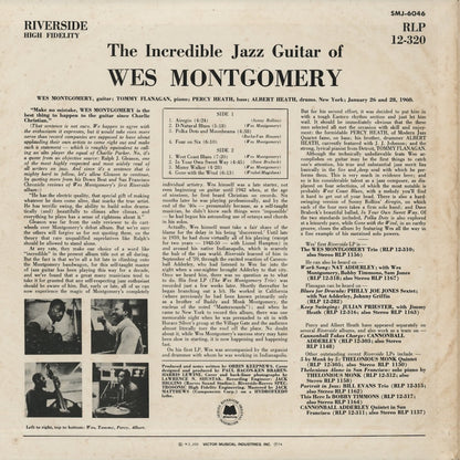 Wes Montgomery / ウェス・モンゴメリー / The Incredible Jazz Guitar Of Wes Montgomery (SMJ6046)