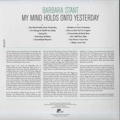 Barbara Stant / バーバラ・スタント / My Mind Holds Onto Yesterday (NUM605LP)