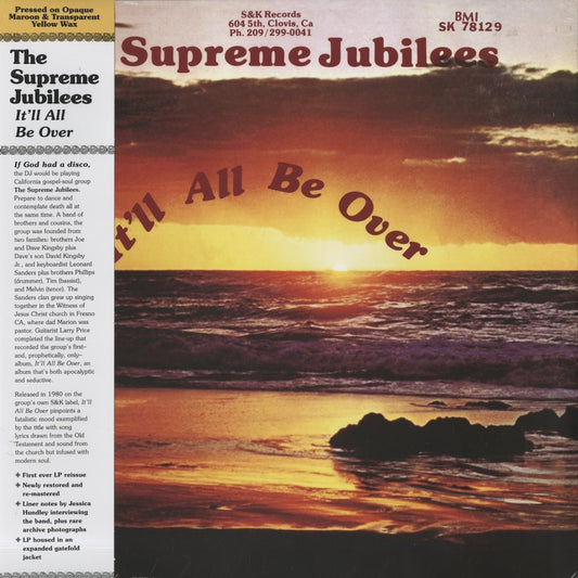 The Supreme Jubilees / シュープリーム・ジュビリーズ / It's All Be Over  (LITA-120-1-1)