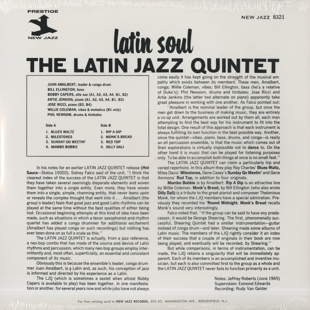 The Latin Jazz Quintet / ラテン・ジャズ・クインテット / Latin Soul