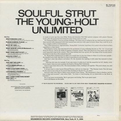 Young Holt Unlimited / ヤング・ホルト・アンリミテッド / Soulful Strut (BL 754144)