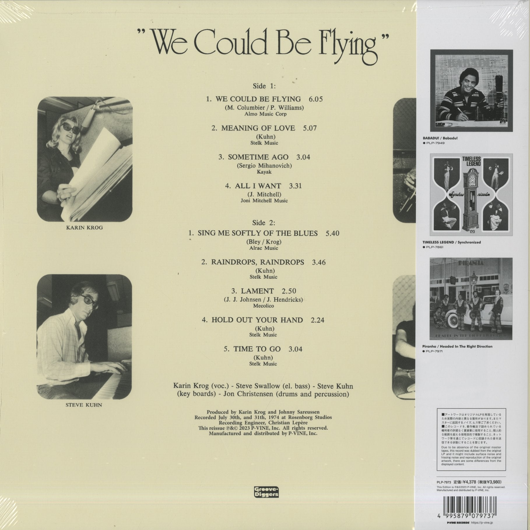 Karin Krog / カーリン・クローグ / We Could Be Flying (PLP7973 