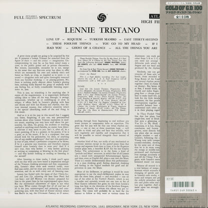 Lenny Tristano / レニー・トリスターノ (1956) (SGD-63)