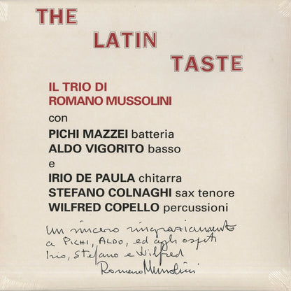 Romano Mussolini / ロマーノ・ムッソリーニ / The Latin Taste (SCEB909LP)