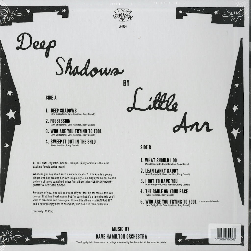 Little Ann / リトル・アン / Deep Shadows (LP-004)
