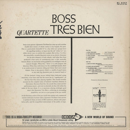 Quartette Tres Bien / カルテート・トレ・ビエン / Boss Tres Bien (DL4547)