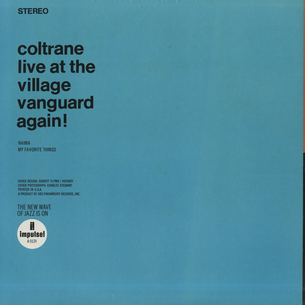 John Coltrane / ジョン・コルトレーン / Live At Village Vanguard Again! (AS9124)