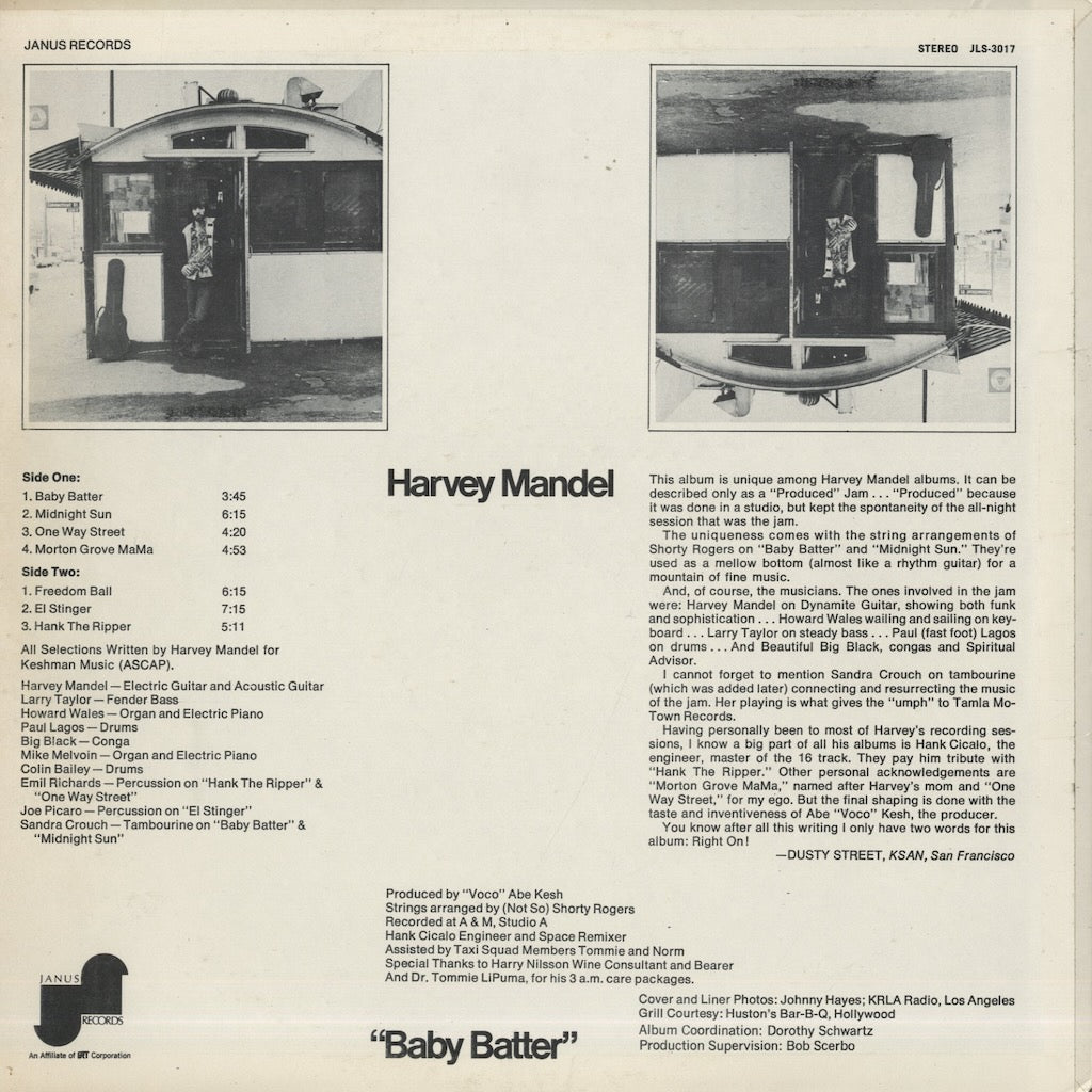 Harvey Mandel / ハーヴェイ・マンデル / Baby Batter