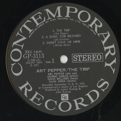 Art Pepper / アート・ペッパー / The Trip (GP3113)