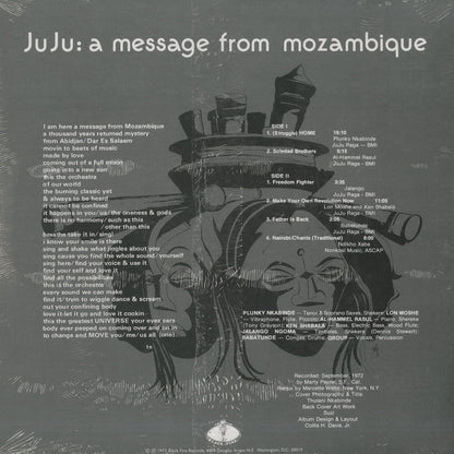 Ju Ju /ジュジュ / A Message From Mozambique