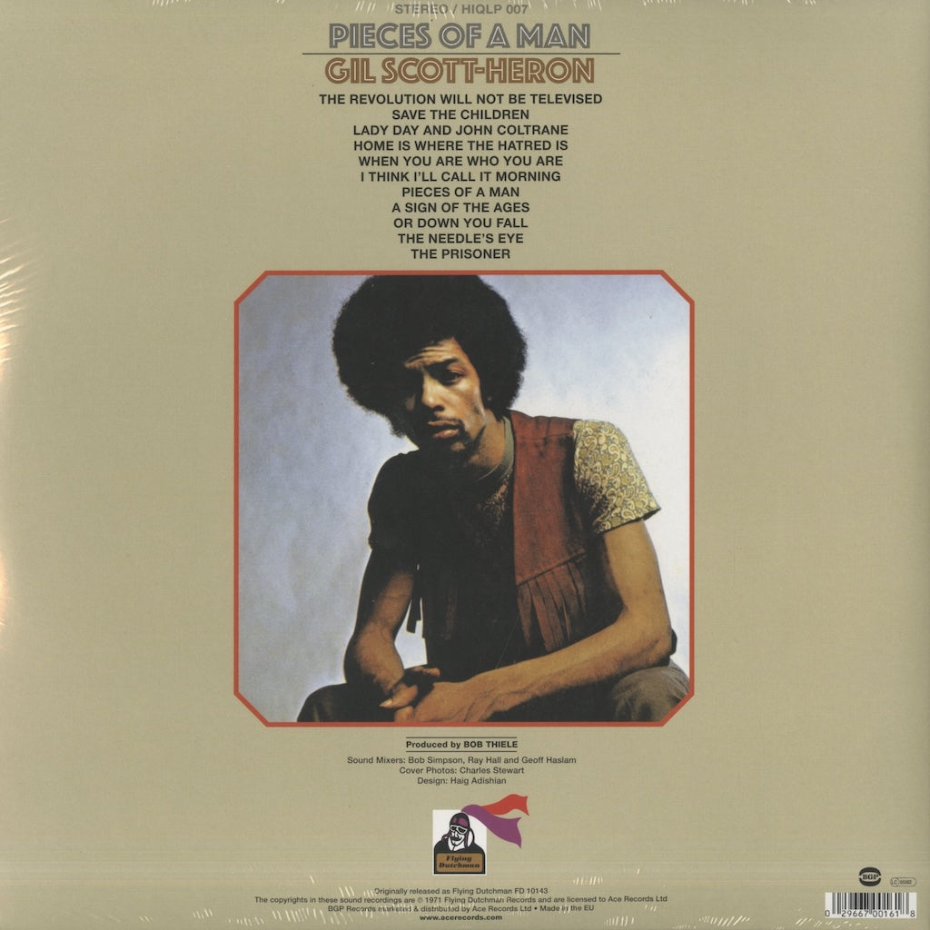 Gil Scott Heron / ギル・スコット・ヘロン / Pieces of a Man (180g 