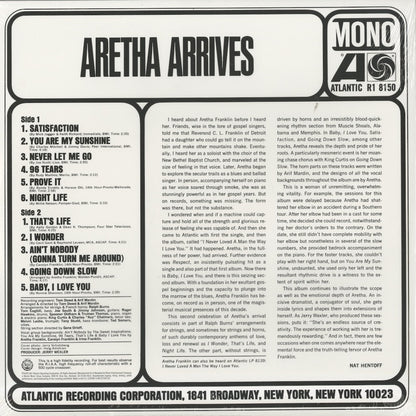 Aretha Franklin / アレサ・フランクリン / Aretha Arrives