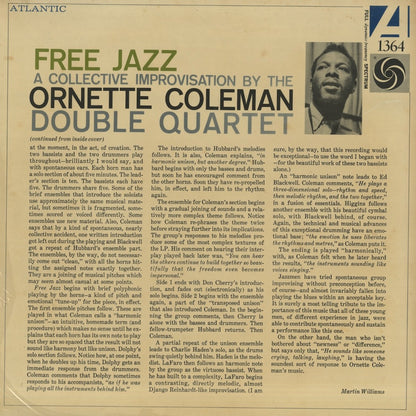 Ornette Coleman / オーネット・コールマン / Free Jazz (SD 1364)