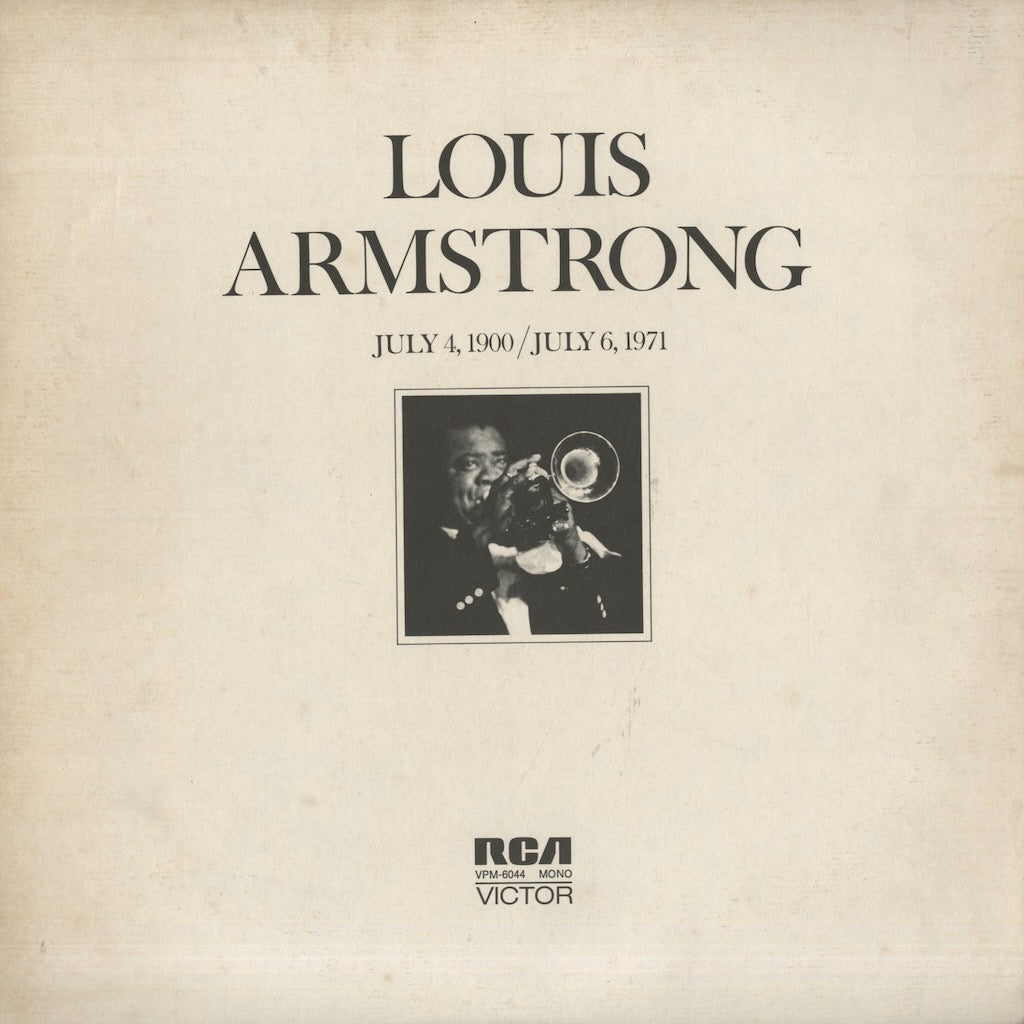 Louis Armstrong / ルイ・アームストロング / July 4,1900 - July 6,1971 -2LP (VPM-6044)