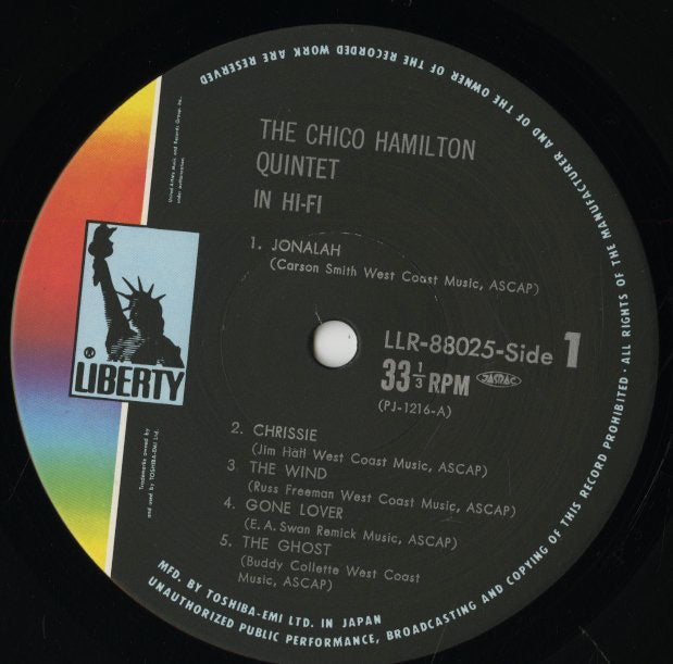 Chico Hamilton / チコ・ハミルトン / Quintet In Hi Fi (GXF-3106(M 