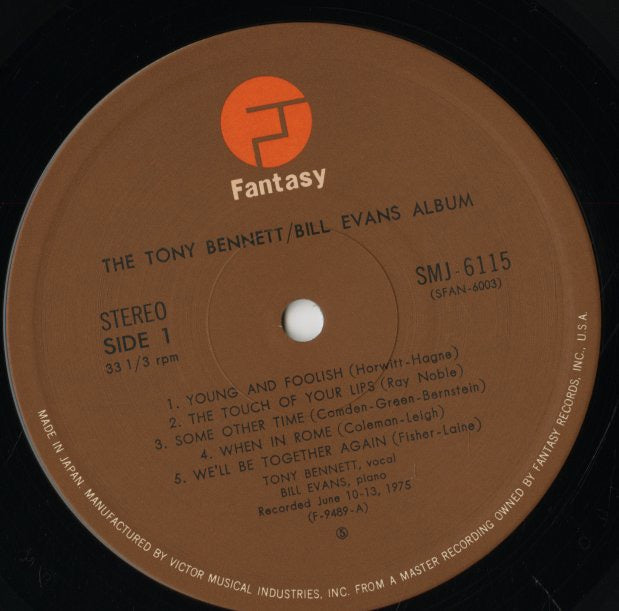 Tony Bennett / Bill Evans / トニー・ベネット　ビル・エヴァンス / The Tony Bennett Bill Evans Album (SMJ-6115)