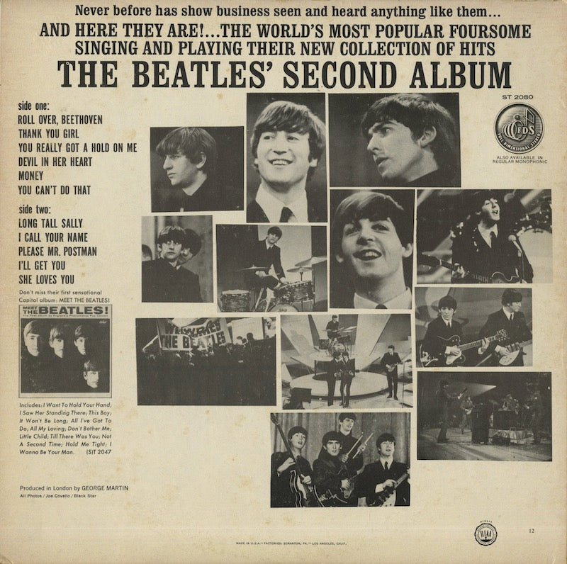 The Beatles / ビートルズ / Second Album (ST 2080)