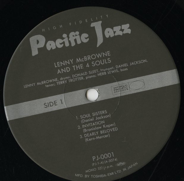 Lenny McBrowne / レニー・マクブラウン / Lenny McBrowne And The 4 Souls (PJ-0001)