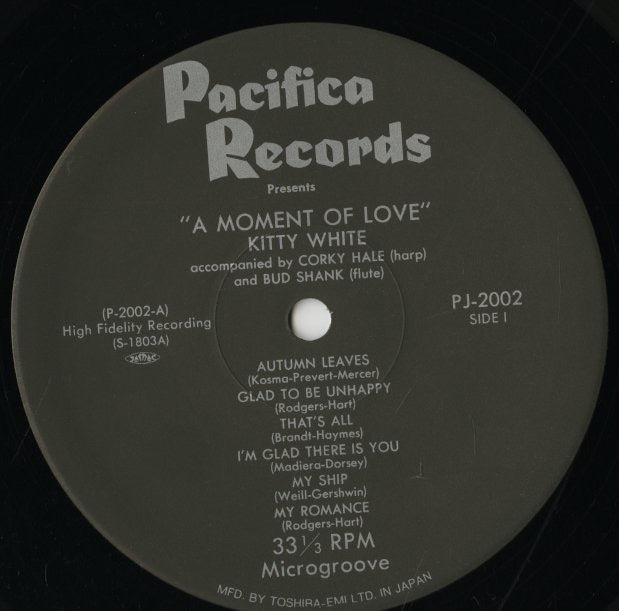 Kitty White / キティ・ホワイト / Moment Of Love (PJ-2002) – VOXMUSIC WEBSHOP