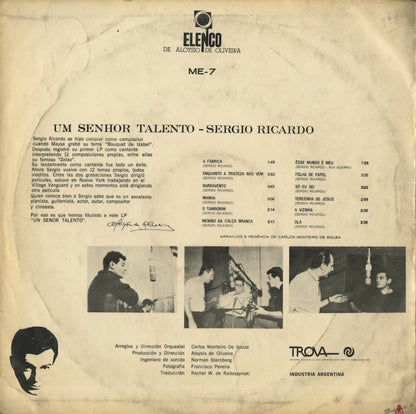 Sergio Ricardo / セルジオ・リカルド / Um Sr. Talento (ME-7)