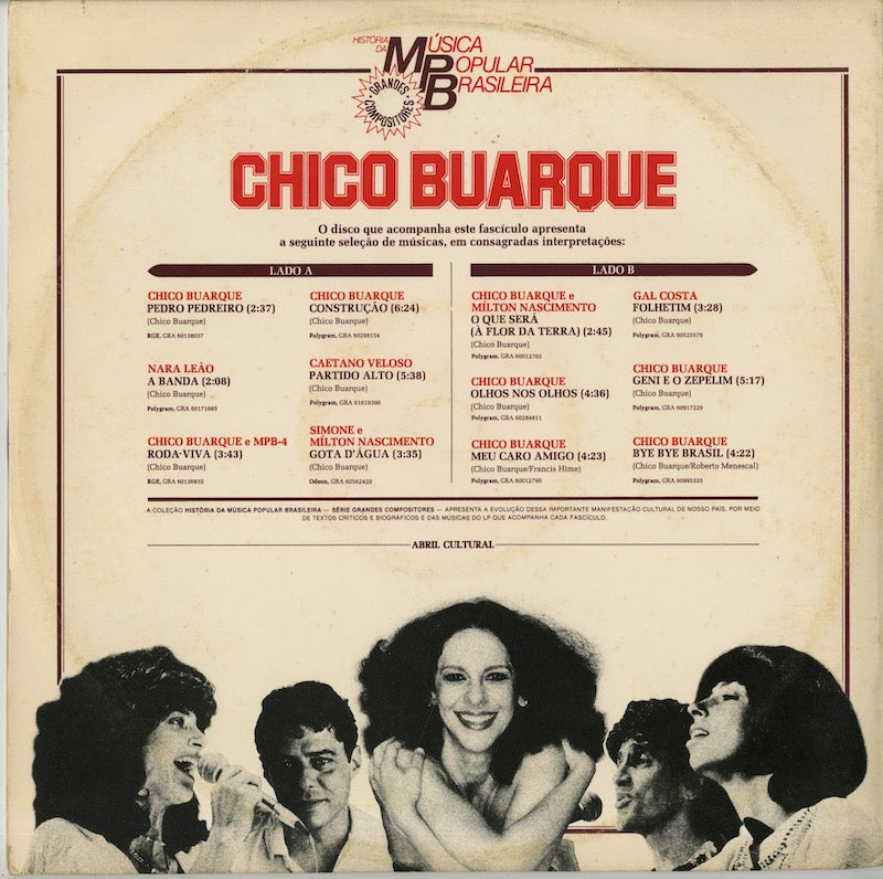 Chico Buarque / シコ・ブアルキ / Historia Da Musica Popular Brasileira (None)
