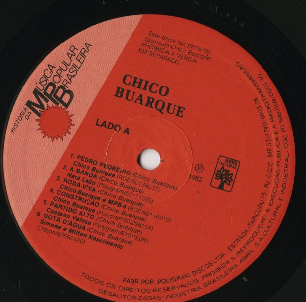 Chico Buarque / シコ・ブアルキ / Historia Da Musica Popular Brasileira (None)