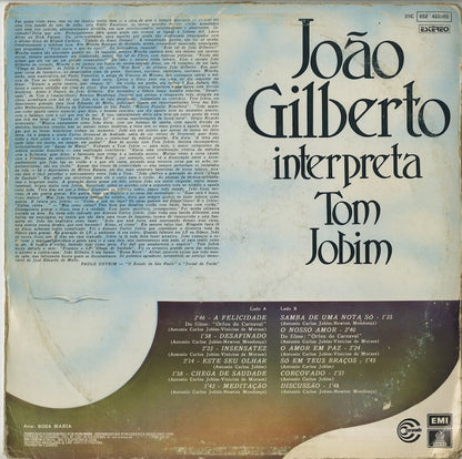 Joao Gilberto / ジョアン・ジルベルト / Interpreta Tom Jobim (052 422005)