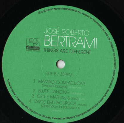 Jose Roberto Bertrami / Things Are Different (FARO053LP)