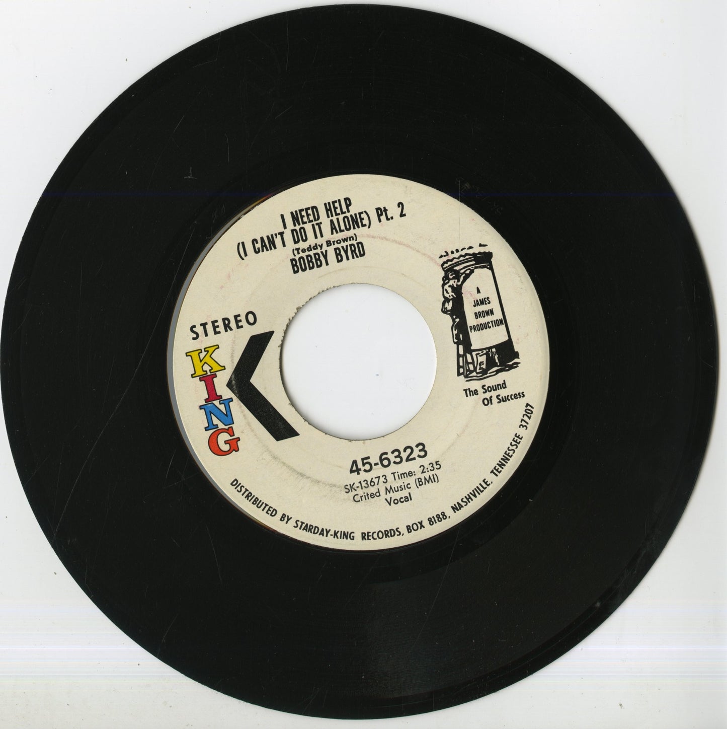 Bobby Byrd / ボビー・バード / I Need Help (I Can't Do It Alone) (part1&2) -7 (45-6323)